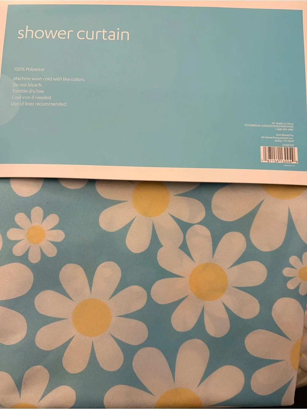 Dreamers  Shower Curtain Bundle (2) New Floral & Whimsical
